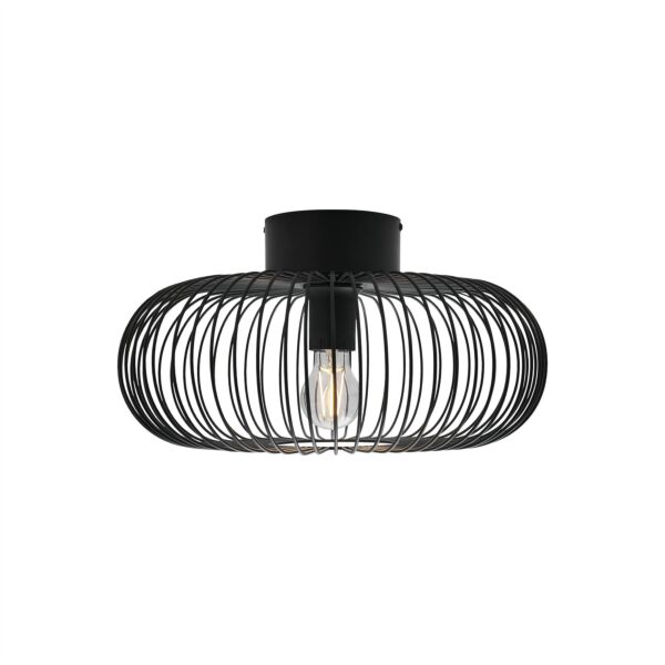 Nordlux - Beroni - 2412336003 - Black Flush Ceiling Light
