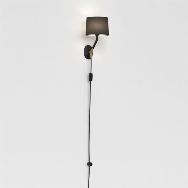 Astro Lighting - Arbor - 1479001 - Black Plug-In Plug In Wall Light