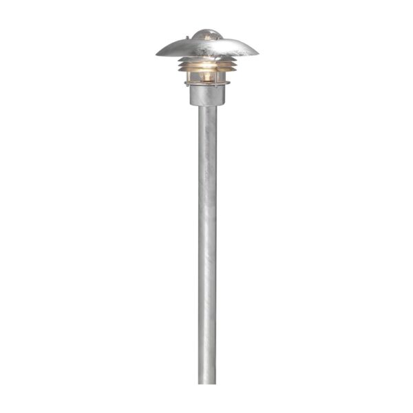 Konstsmide - Modena - 7301-320 - Galvanized Zinc Outdoor Post Light