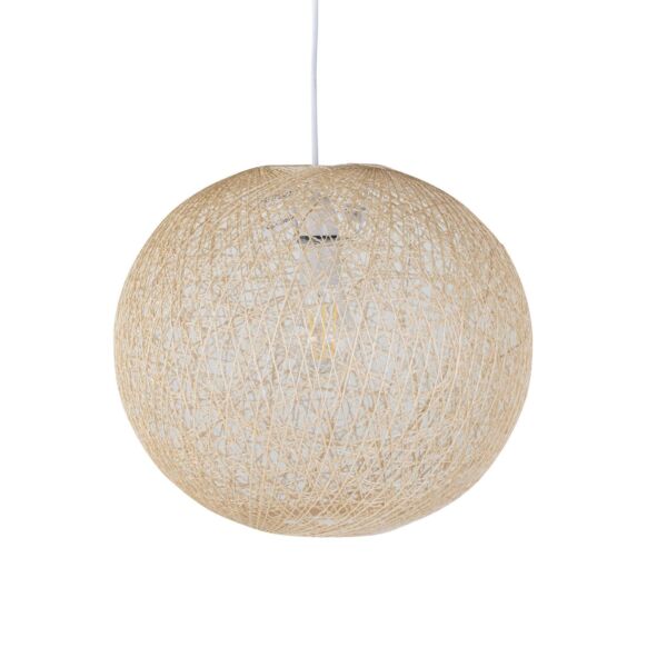 Abaca - Natural 14" Globe Ceiling Light Shade