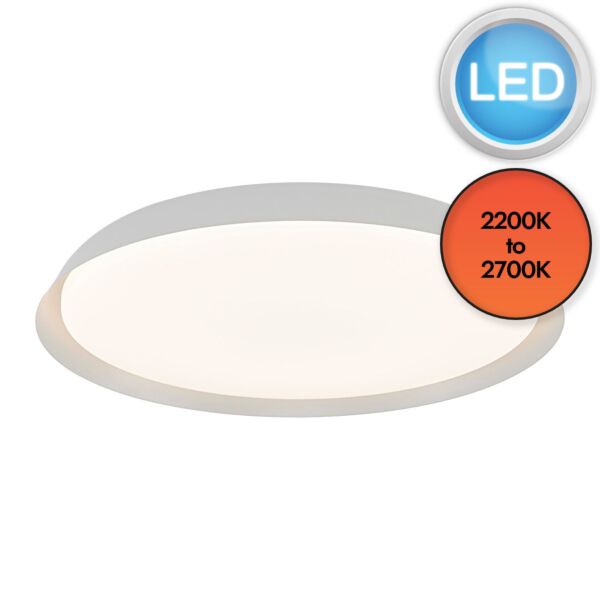 Nordlux - Piso - 2010756001 - LED White Flush Ceiling Light