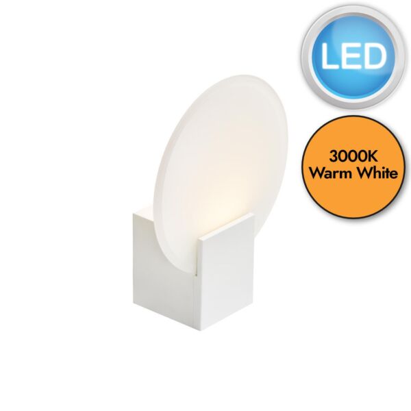 Nordlux - Hester - 2015391001 - LED White Frosted Glass IP44 Bathroom Wall Light