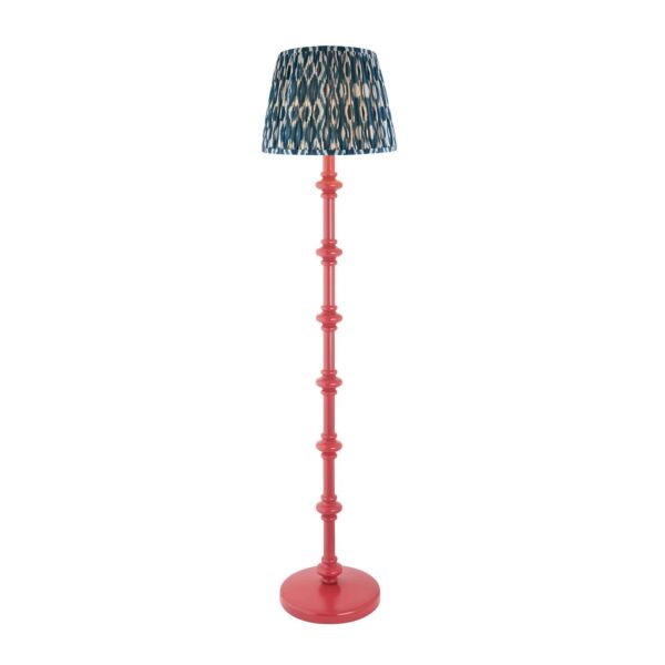 Endon Lighting - Carnaby & Ikat 35cm - 116166 - Pink Blue Floor Lamp