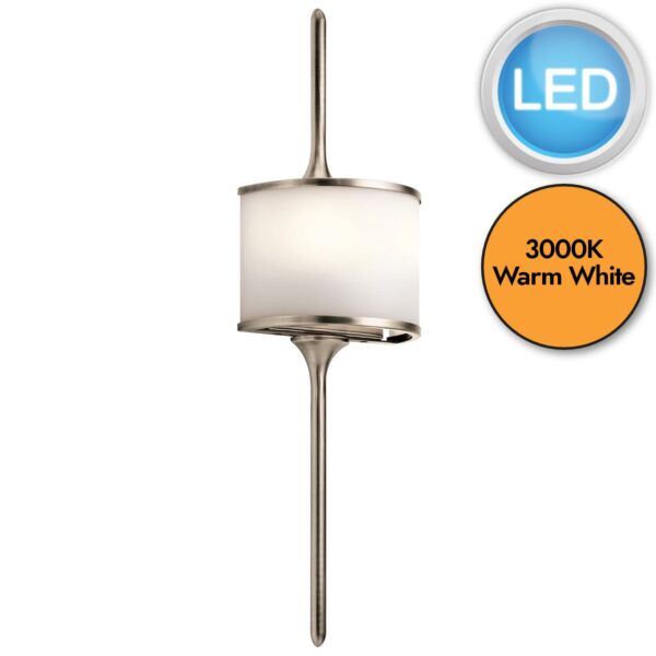 Elstead - Kichler - Mona KL-MONA-S-CLP Wall Light