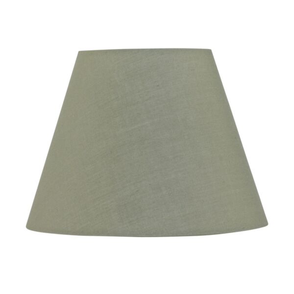 Sage Green Cotton 20cm Diameter Tapered Fabric Lamp Shade