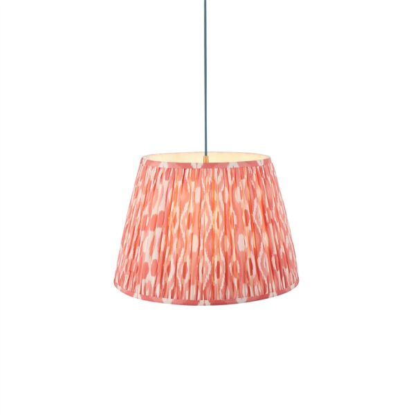Endon Lighting - Eltham - 115260 - Aged Brass Pink Ceiling Pendant Light