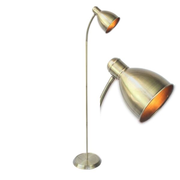 Carter - Antique Brass Floor Lamp