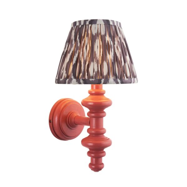 Endon Lighting - Carnaby & Ikat 20cm - 114500 - Pink Grey Wall Light
