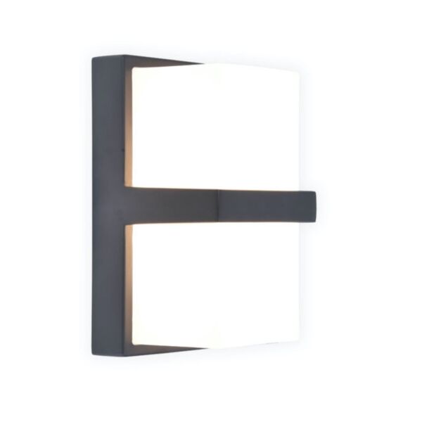 Lutec - Stela - 5197401118 - LED Dark Grey Opal IP54 Outdoor Wall Washer Light