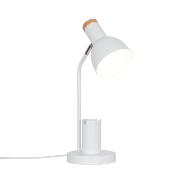 Nordlux - Devone - 2512405001 - White Wood Task Table Lamp