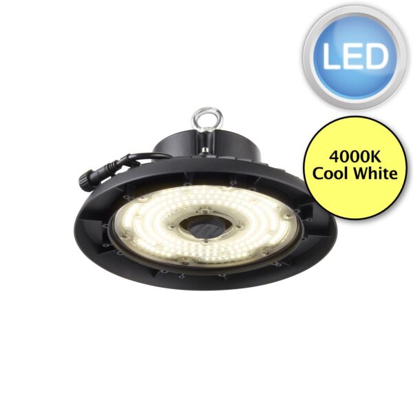 Saxby Lighting - Helios - 106733 - LED Black IP66 Ceiling Pendant Light