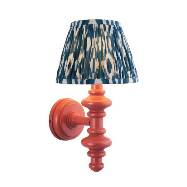 Endon Lighting - Carnaby & Ikat 20cm - 114501 - Pink Blue Wall Light