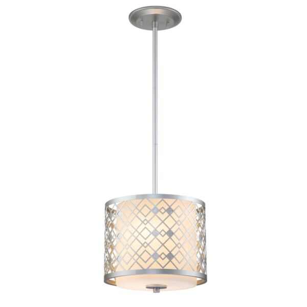 Elstead Lighting - Ziggy - ZIGGY-1P-S-LS - Silver Ceiling Pendant Light