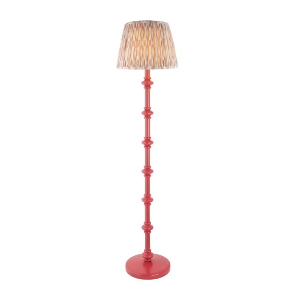 Endon Lighting - Carnaby & Ikat 35cm - 116167 - Pink Neutral Floor Lamp