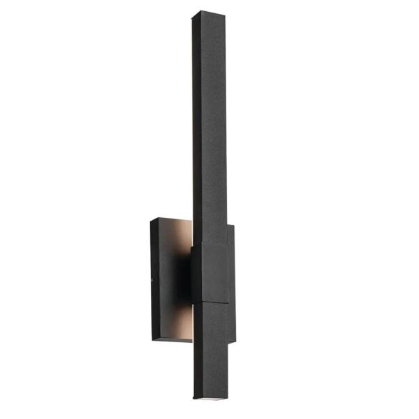 Kichler Lighting - Nocar - KL-NOCAR-M-BK - LED Black IP44 Outdoor Wall Washer Light