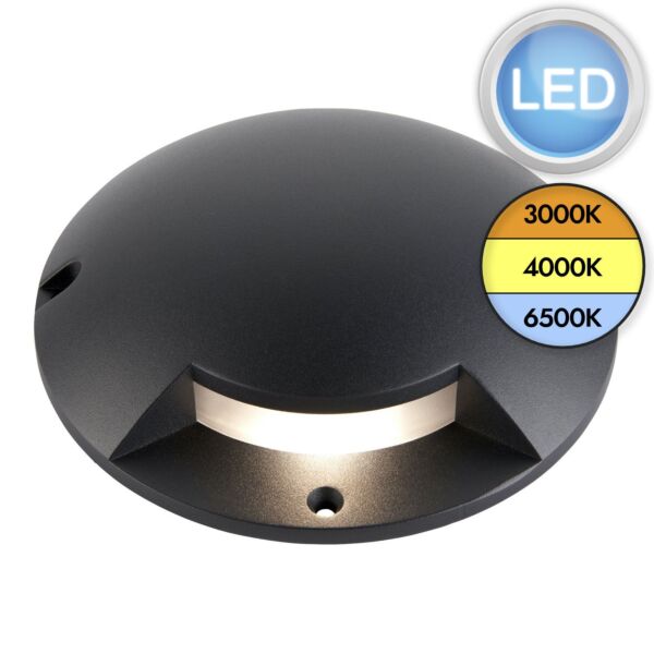 Saxby Lighting - Marka CCT - 114575 - LED Black IP67 Outdoor Ground Light