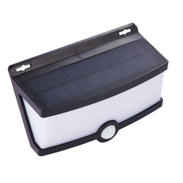 Lutec - Cue - 6936901330 - LED Grey Opal IP54 Solar Outdoor Wall Washer Light