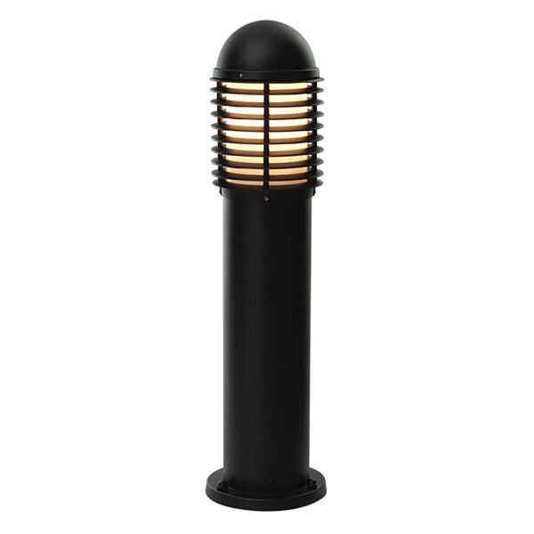 Saxby Lighting - Louvre - Ch201E27bk - Black Opal IP44 Outdoor Post Light
