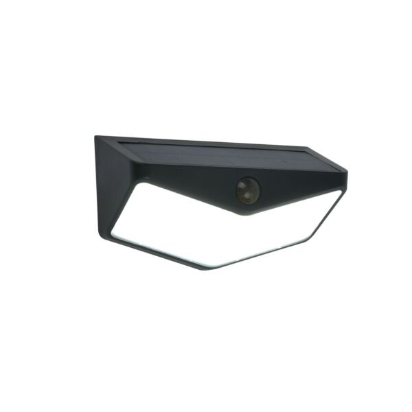 Lutec - Wings - 6915101330 - LED Black Opal IP44 Solar Outdoor Wall Washer Light