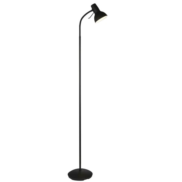 Endon Lighting - Amalfi - 106997 - Black Floor Reading Lamp