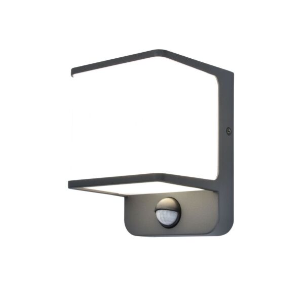 Lutec - Doblo - 5197011125 - LED Dark Grey Opal IP54 Outdoor Wall Washer Light