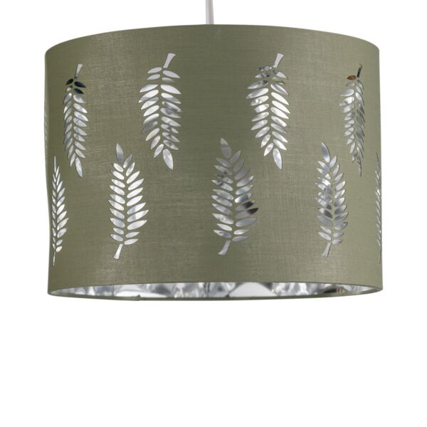 Fern - Sage Green Cut Out 30cm Pendant Lightshade