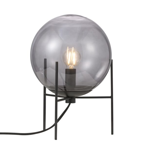 Nordlux - Alton - 47645047 - Black Smoked Glass Table Lamp