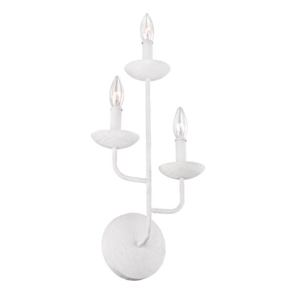 Feiss Lighting - Annie - FE-ANNIE3-PSW - Plaster White 3 Light Wall Light