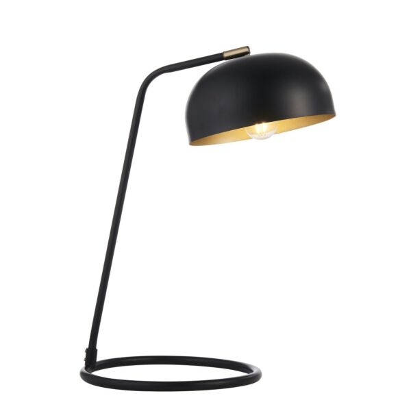 Endon Lighting - Brair - 106336 - Black Antique Brass Task Table Lamp