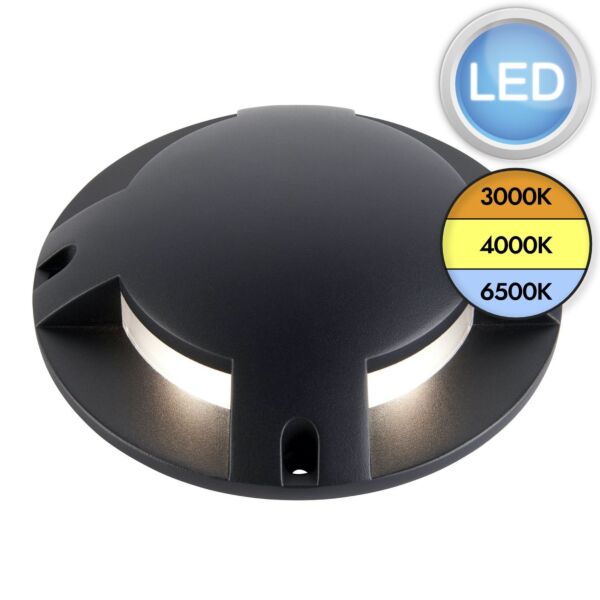 Saxby Lighting - Marka CCT - 114577 - LED Black 4 Light IP67 Outdoor Ground Light