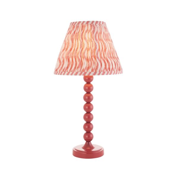 Endon Lighting - Higgledy & Ripple 25cm - 114733 - Pink Table Lamp With Shade