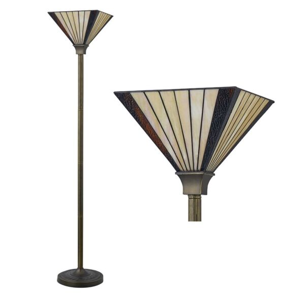Salisbury - Tiffany 167cm Uplighter Floor Lamp