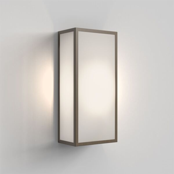 Astro Lighting - Messina 160 Frosted II 1183026 - IP44 Bronze Wall Light