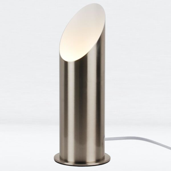 Satin Nickel Tubular Floor Uplight