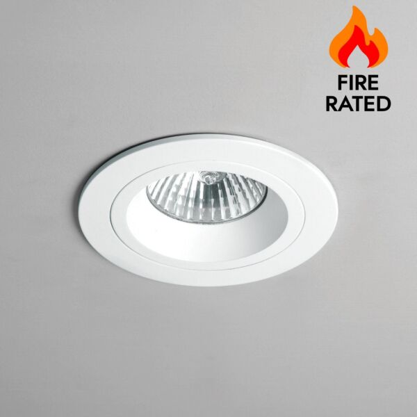 Astro Lighting - Taro Round Fire-Rated 1240024 - Fire Rated Matt White Downlight/Recessed Spot Light