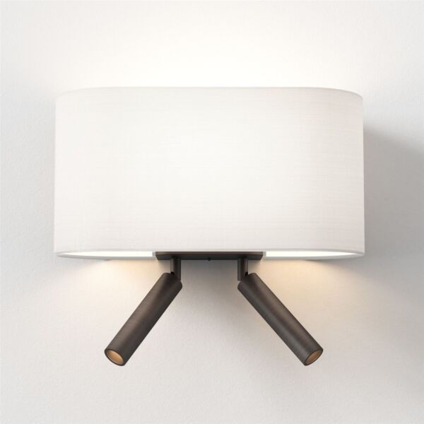 Astro Lighting - Venn - 1433006 & 5043002 - Bronze White Reading Wall Light