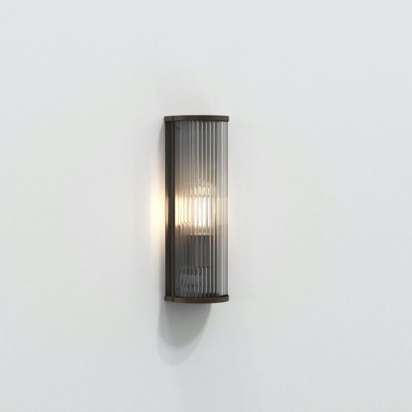 Astro Lighting - Avignon - 1427001 - Bronze Clear Ribbed Glass Wall Washer Light