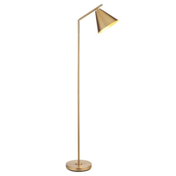 Endon Lighting - Cape - 102369 - Antique Brass Floor Reading Lamp