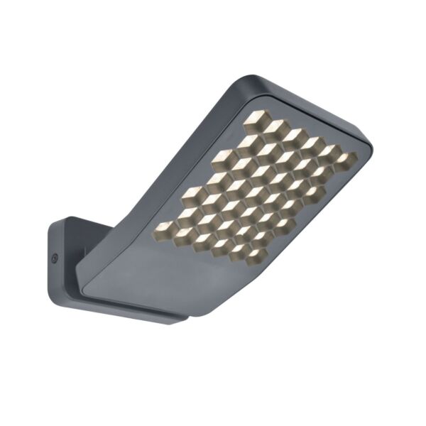 Lutec - Atlantis - 7801601118 - LED Dark Grey Clear IP54 Outdoor Floodlight