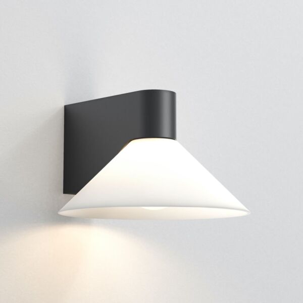 Astro Lighting - Conic 1451002 - IP44 Matt Black Wall Light