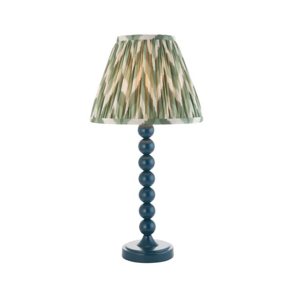 Endon Lighting - Higgledy & Zigzag 25cm - 114718 - Blue Green Table Lamp With Shade