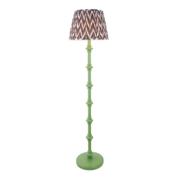 Endon Lighting - Carnaby & Zigzag 40cm - 114369 - Green Grey Floor Lamp