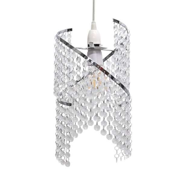 Canna - Twist Jewelled Pendant Shade