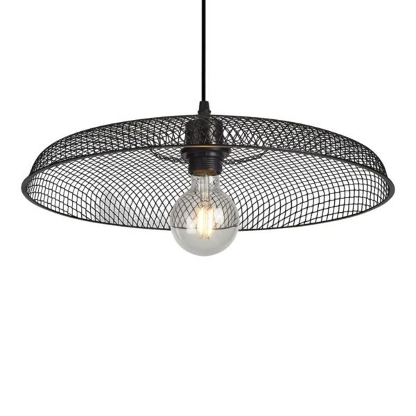 Cassidy - Large Black Mesh Easy Fit Metal Pendant Shade