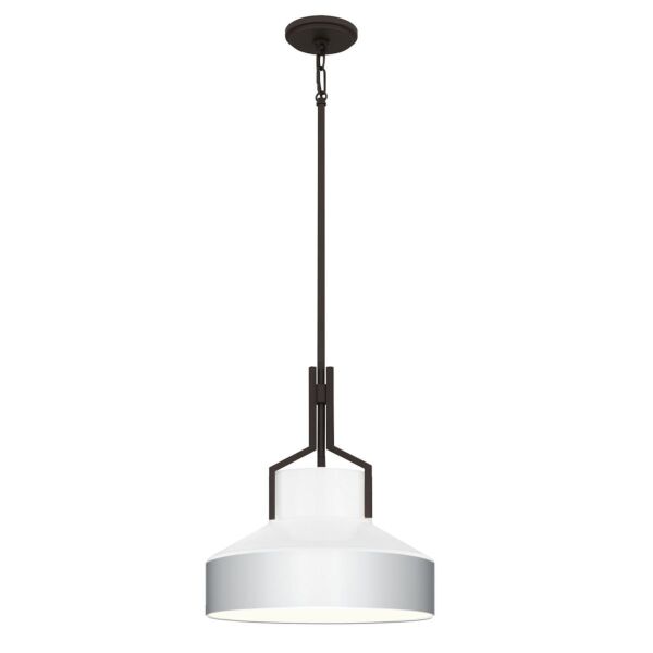 Quoizel Lighting - Brecken - QZ-BRECKEN-2P-AB-OPAL - Aged Brass Opal Glass 2 Light Ceiling Pendant Light