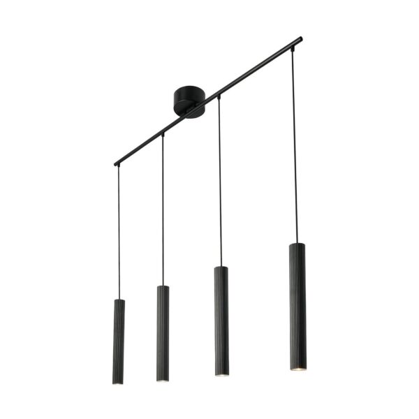 Nordlux - Vico - 2412143003 - Black 4 Light Bar Ceiling Pendant Light