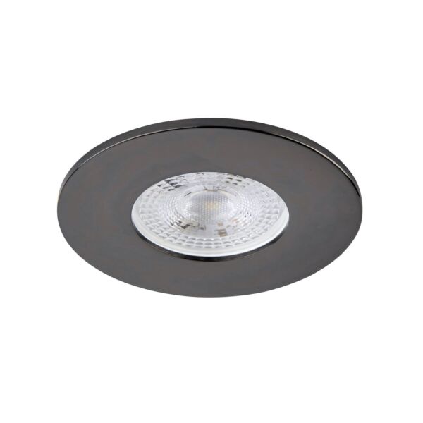 Saxby Lighting - Saxby ShieldONE 65 - 109807 & 113276 - Black Nickel Fixed Recessed Fire Rated Ceiling Downlight