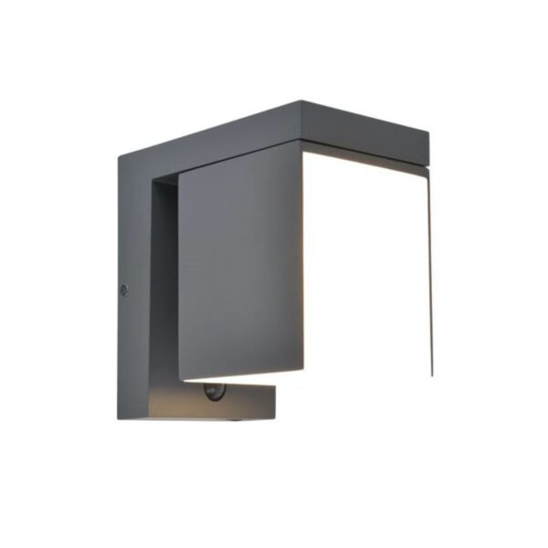 Lutec - Prima - 6993801118 - LED Dark Grey Opal IP54 Outdoor Wall Washer Light
