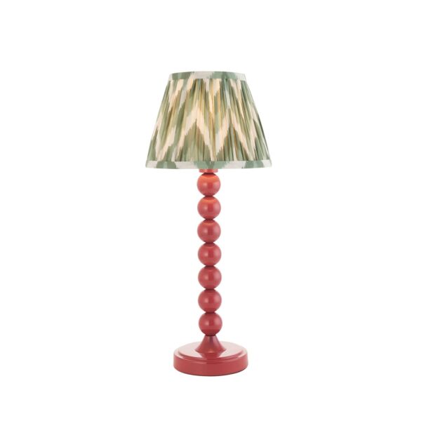 Endon Lighting - Higgledy & Zigzag 20cm - 116285 - Pink Green Table Lamp With Shade