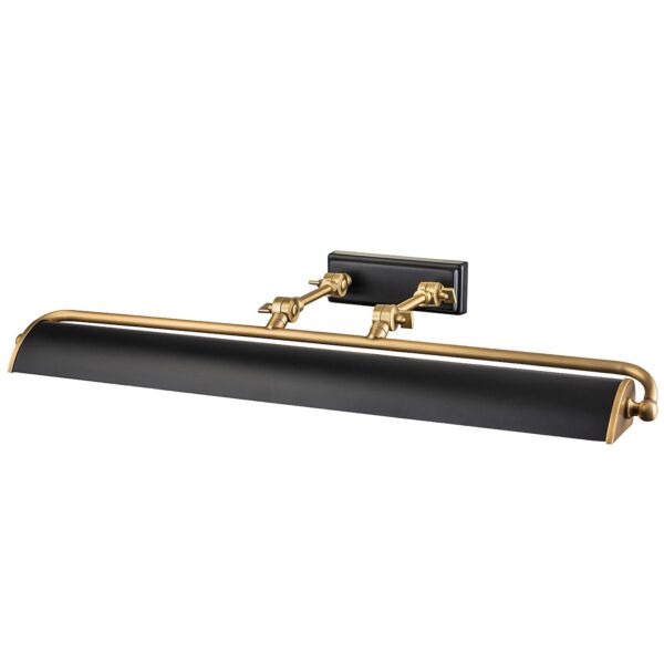 Elstead Lighting - Winchfield - WINCHFIELD-PLL-AB-MB - Aged Brass Black 4 Light Picture Wall Light